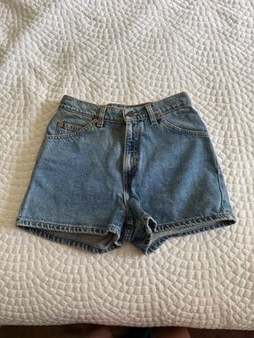 Levi's Vintage-Style Blue Denim Jean Shorts